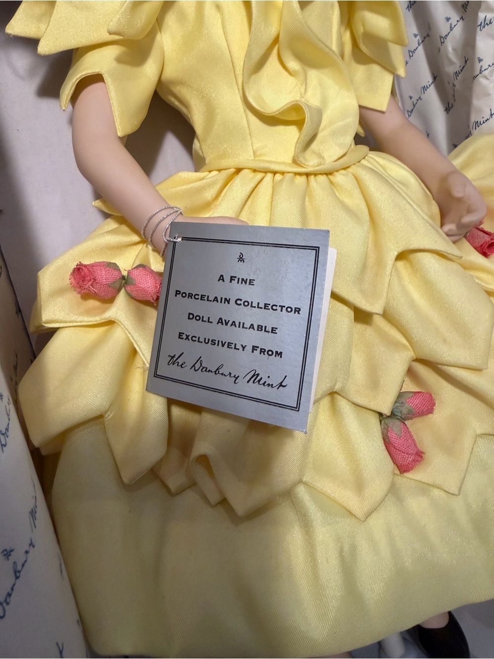 Danbury Mint Shirley Temple Porcelain Doll Little Colonel 1992 With Original Box - Picture 8 of 14